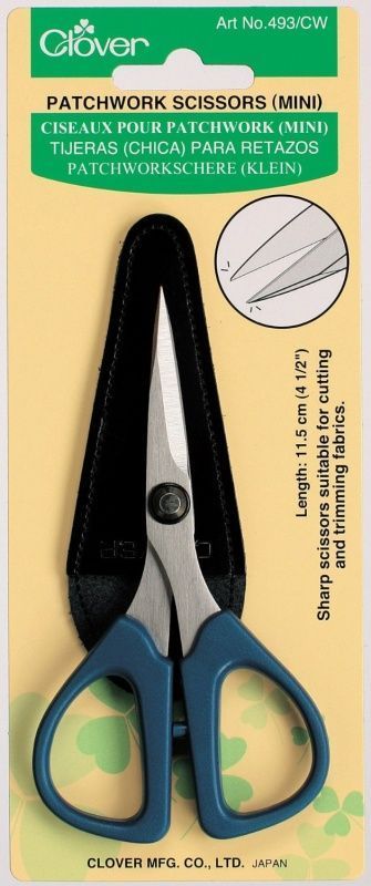 Ножницы для пэчворка (мини) Clover арт.493/CW