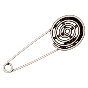 Булавка декоративная металлическая, 1 шт, 7.5 cм Union Knopf 500468-075-0083