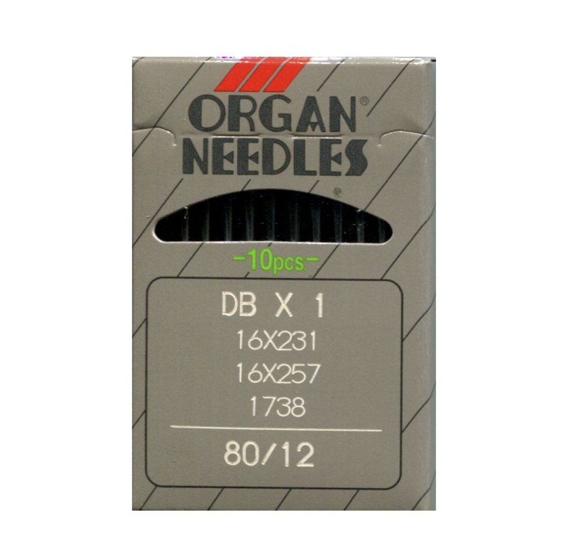 Иглы Organ DBx1/80 10 шт. 