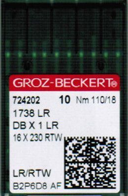 Игла Groz-beckert DBx1 LR № 110/18 10 шт
