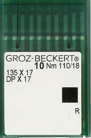 Игла Groz-beckert DPx17 №110/18 10 шт