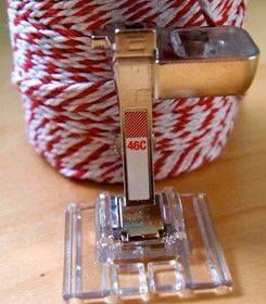 Лапка Bernina №46C прозрачная для защипов и декоративных строчек