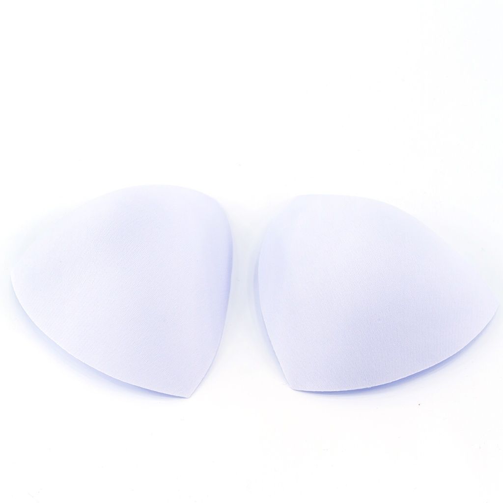 Чашечки для купальника, треугольные, размер M, полнота чашки B, цвет белый, Hemline 962.M