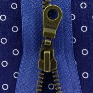 Молния металл 60см, темная латунь, разъемная тип 5 YKK 0503311/60 RGKBOR (839)