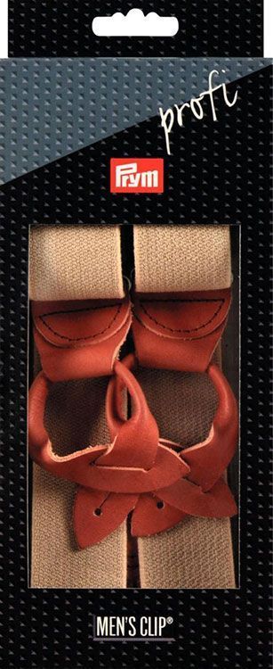 Подтяжки Men’s Clip Profi, размер XL - 35мм/125см, регулятор Голландский крест PRYM 944449