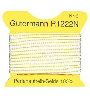 667749 Guterman Шелковая нить №3 (2м) белая