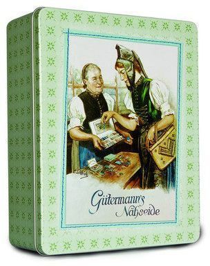 Коробка Gutermann металлическая зеленая 716545