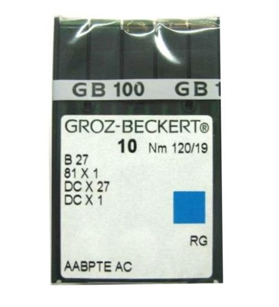 Игла Groz-beckert DCx27 RG (Bx27RG) № 70/10 10 шт