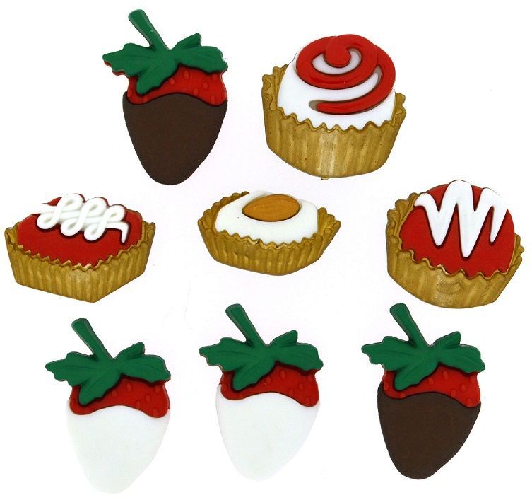 Декоративные пуговицы Dress It Up CANDY BOX арт 8141