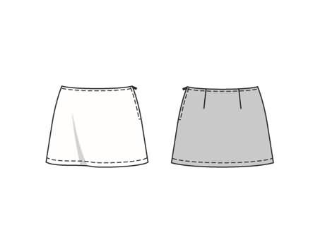 Выкройка Burda 8237-Юбка