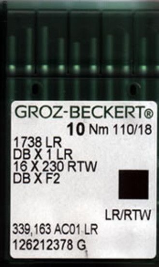 Игла Groz-beckert DBx1 LR № 110/18 10 шт