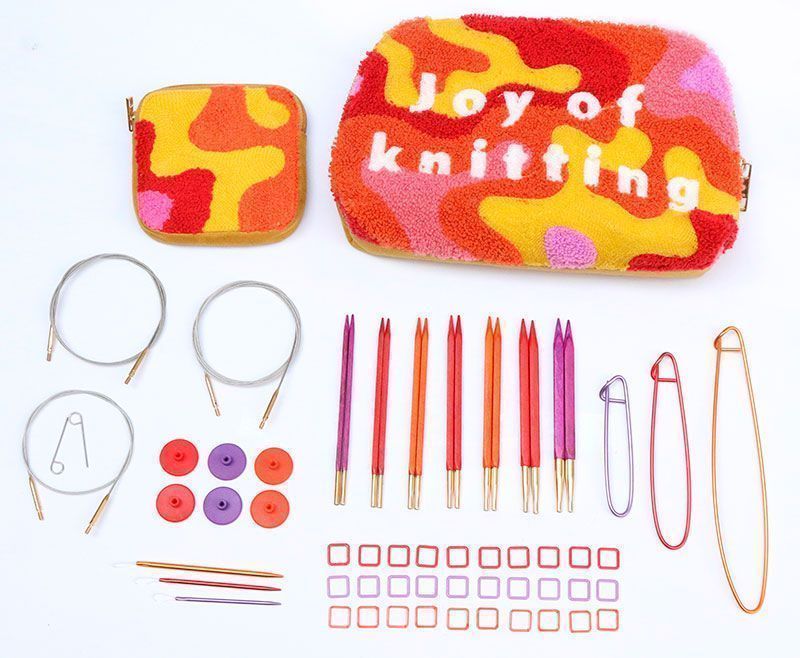 Подарочный набор квадратных съемных спиц Joy оf Knitting (Радость вязания) KnitPro 25651
