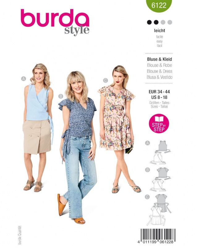 Выкройка Burda 6122