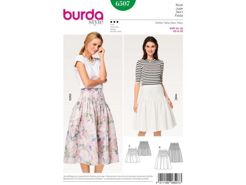 Выкройка Burda 6507