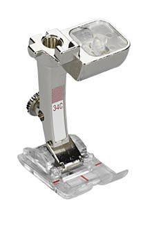 Лапка Bernina №34C для реверсных стежков с прозрачной подошвой