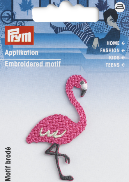Термоаппликация Фламинго розовый яркий цв., PRYM 924307