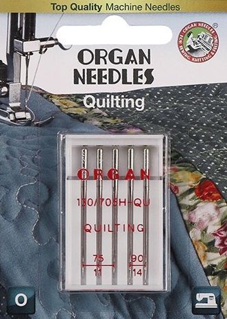 Иглы ORGAN квилтинг 5/75-90 Blister