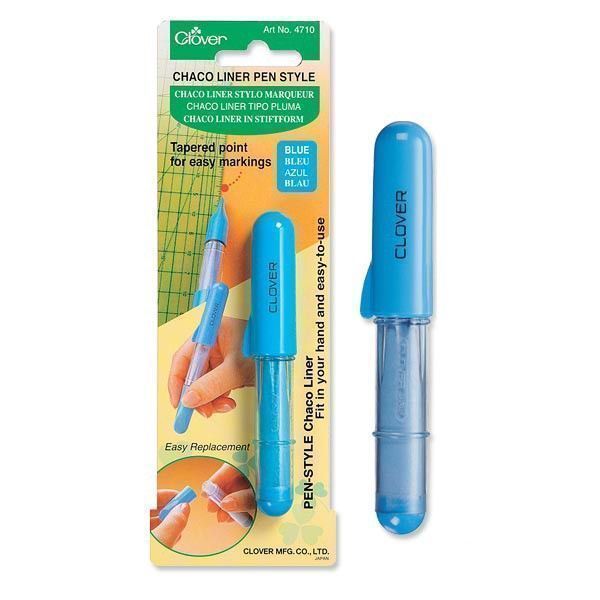 Маркер с тонким стержнем голубой Clover арт.4710