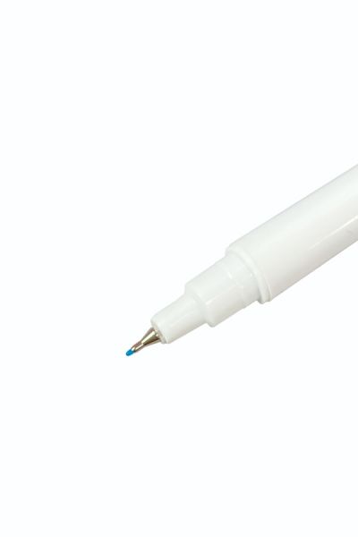 Маркер водорастворимый для ткани двусторонний, цвет синий, стержень 1мм и 0,5мм Aurora AU-05BD