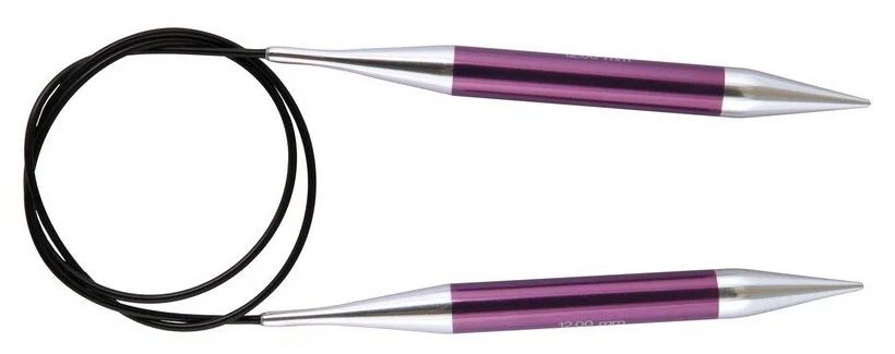 Спицы круговые "Zing" 12 мм/150 см, алюминий, фиолетовый бархат, KnitPro, 47219