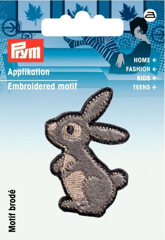 Аппликация "Заяц" 4,5х4,5 см PRYM 923106