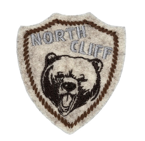 Термоаппликация "Медведь", 1 шт, 5,2 х 5,8 см