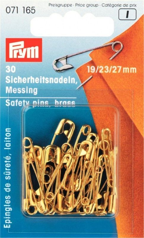 Булавки английские 19/23/27 мм PRYM 071165
