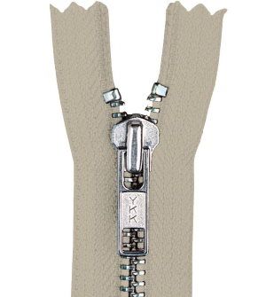 Молния металл 55см, слайдер автофиксирующий, разъемная тип 5 (5,75мм) YKK 0573985/55 RMNOR-56