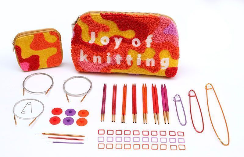 Подарочный набор квадратных съемных спиц Joy оf Knitting (Радость вязания) KnitPro 25651