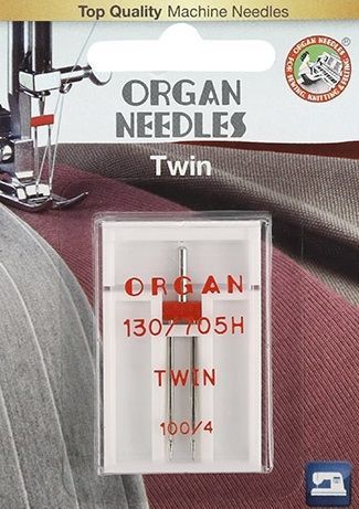Иглы ORGAN двойные 1-100/4 Blister