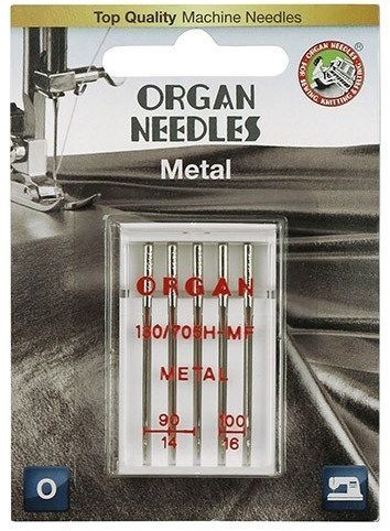 Иглы Organ для металлической нити №90-100 5шт. 130/705H Blister