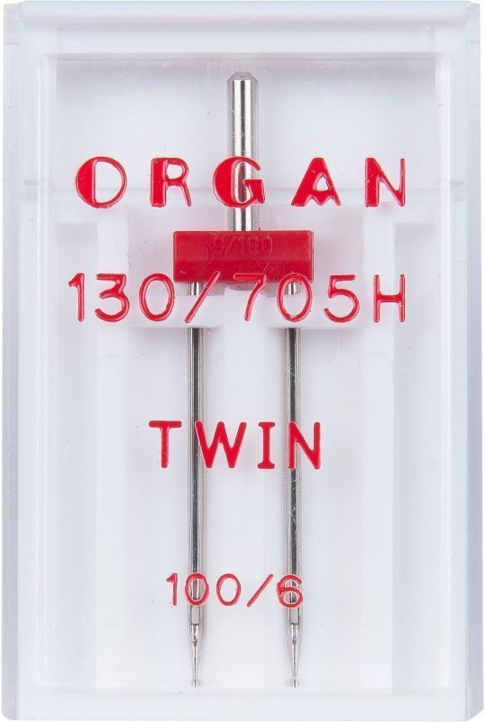 Игла Organ двойная универсальная № 100/6 1 шт. 130/705H