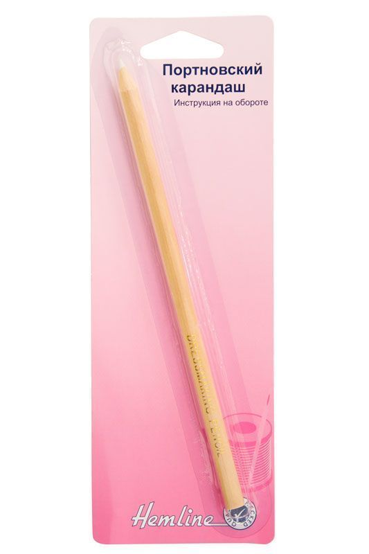 Карандаш портновский смываемый водой, белый Hemline 299.WHITE