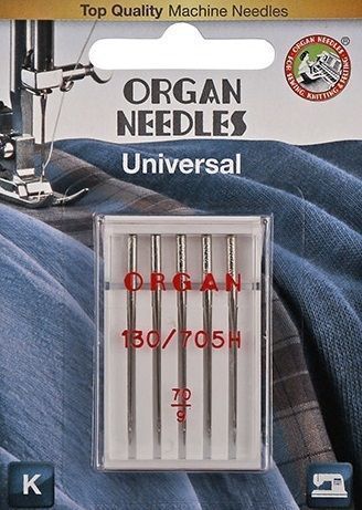 Иглы ORGAN универсальные 5/70 Blister
