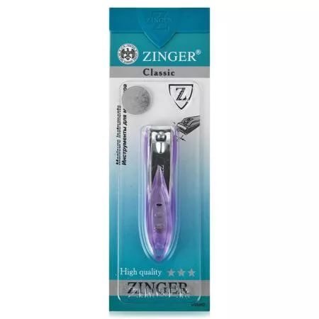 Книпсер малый Zinger SLN-603-C10 violet-box с цепочкой