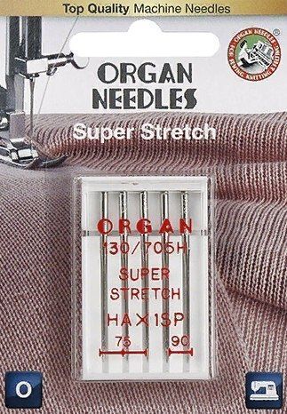 Иглы ORGAN супер стрейч 5/75-90 Blister