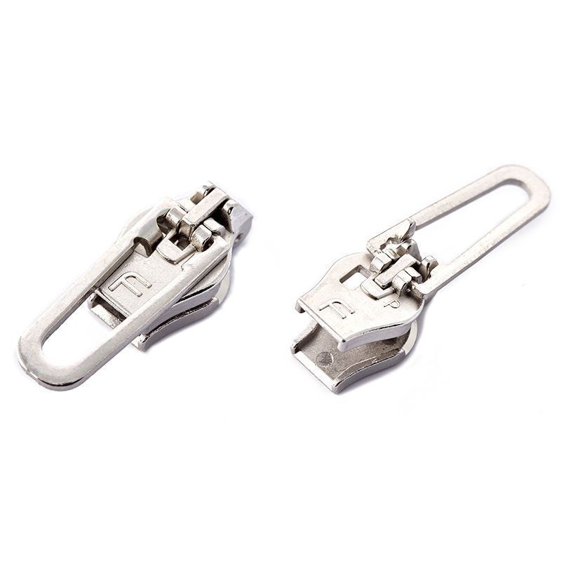 Сменный бегунок для пластиковых молний, размер 5, цвет никель Hemline 167.01.NK