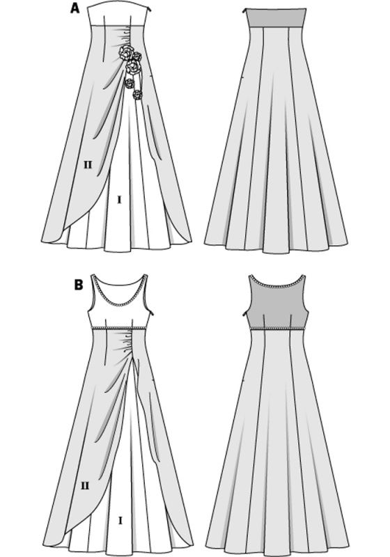 Выкройка Burda 6751-Платье