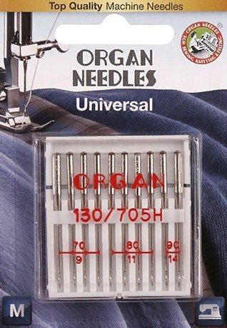Иглы ORGAN универсальные 10/70-90 Blister