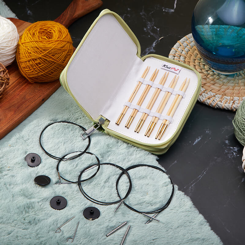 Набор съемных спиц "Bamboo" для начинающих KnitPro 22552
