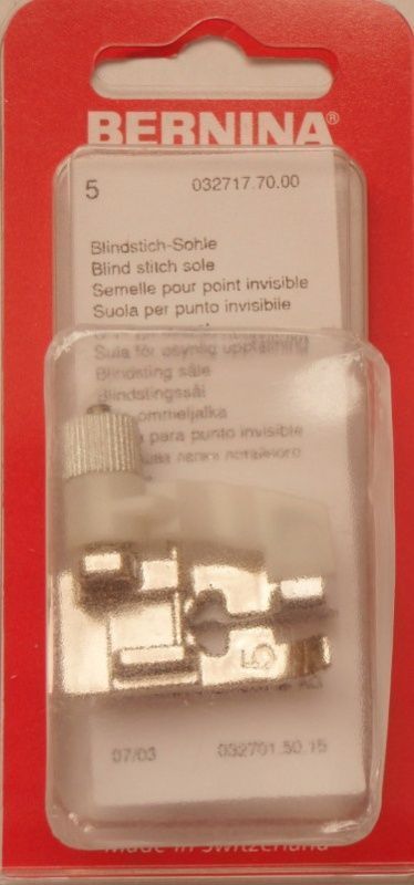 Лапка Bernina  №5 для потайного стежка 330-380