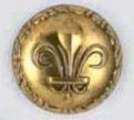 Пуговицы "DILL", цв.золото (20 мм) арт.330732/20-20