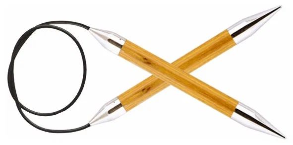 Спицы круговые "Royale" 12 мм/ 120 см, ламинированная береза, желтый топаз, KnitPro, 29145