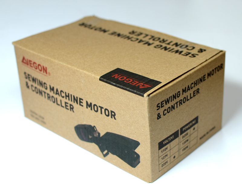 Электропривод(мотор) с электронной педалью Jegon для швейных машин 90W