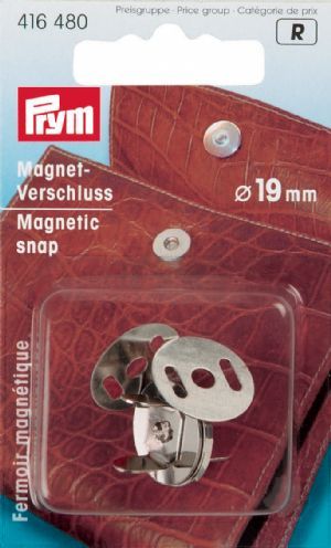Магнитная застежка для сумок, косметичек, рюкзаков PRYM 416480