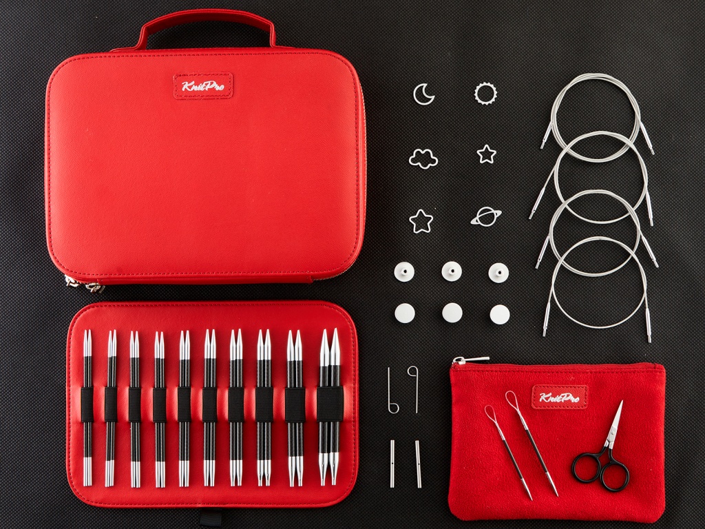 Подарочный набор "Karbonz ELAN" съемных спиц "Karbonz" KnitPro 41650