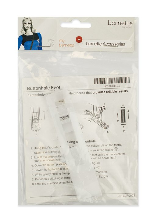 Лапка для петель Bernette 502020.60.04