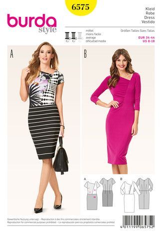 Выкройка Burda 6575- Платье