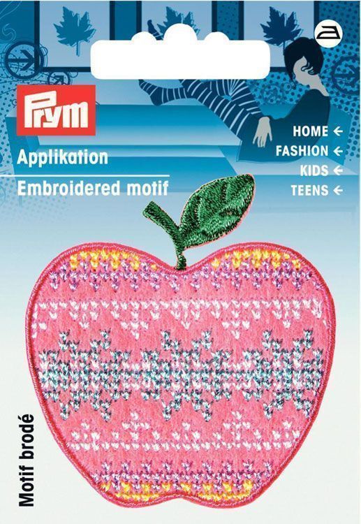 Термоаппликация "Яблоко" 5,3х5,7см PRYM 923133