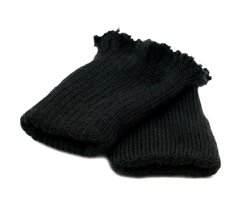 Манжет плотный (30% шерсть, 70% акрил), 6 кл, 2*1, без шва, 7см*9,5см, черный